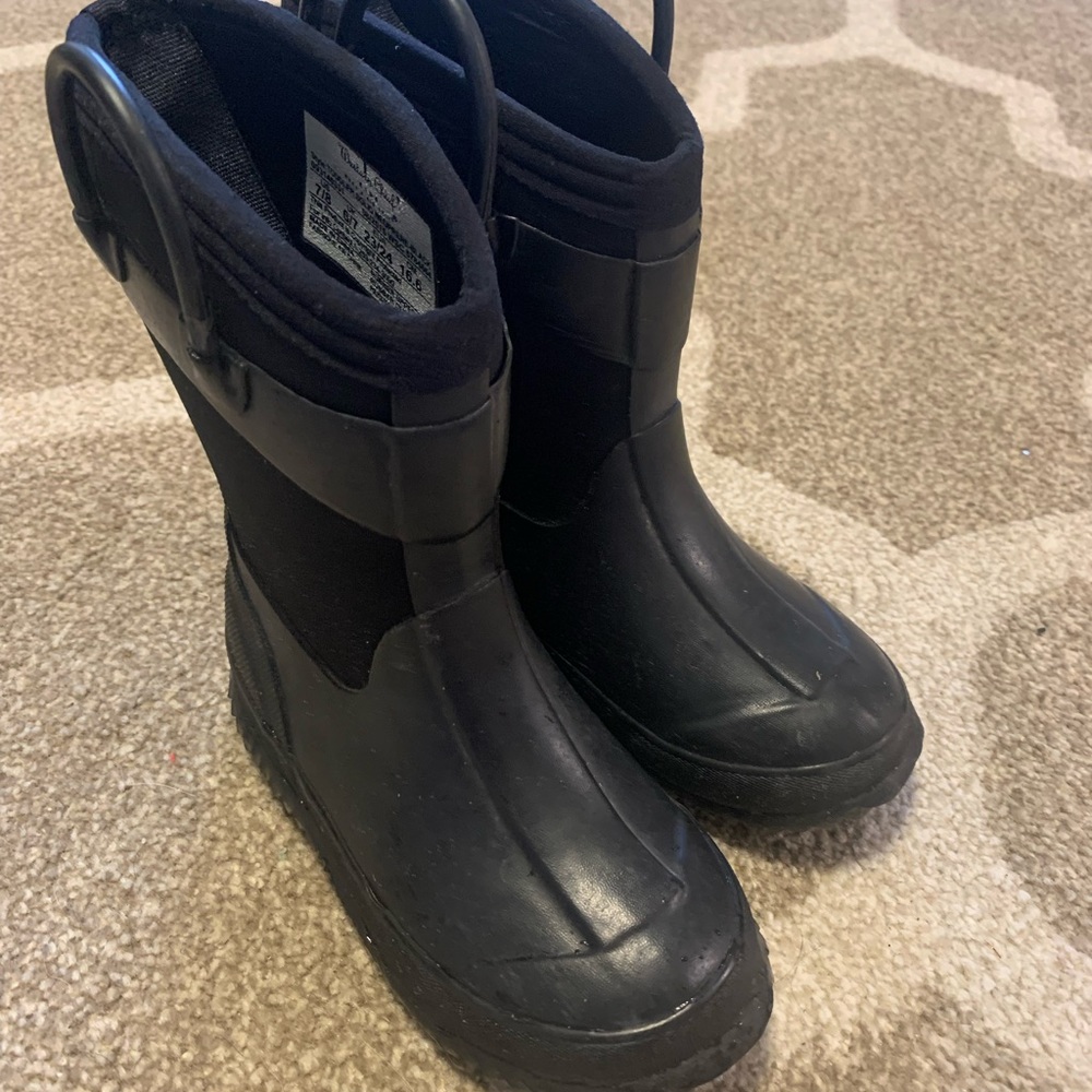 Western Chief black Neoprene snow cold weather Boots Toddler 7/8 -20° rating